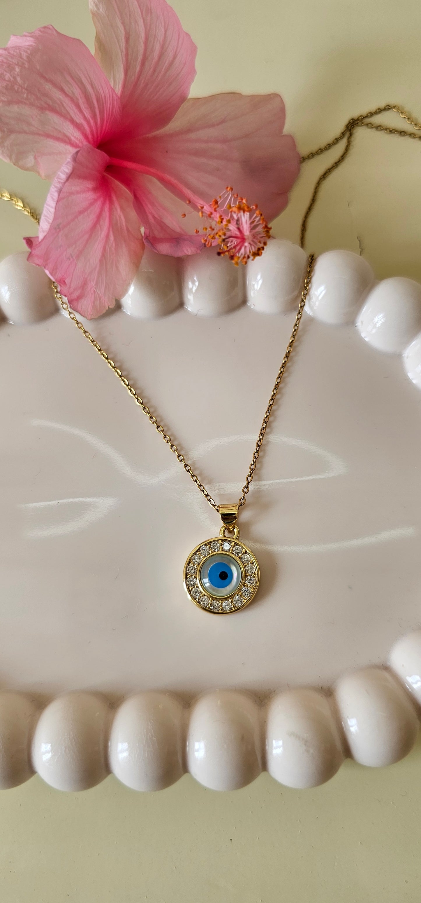 round shape evil eye