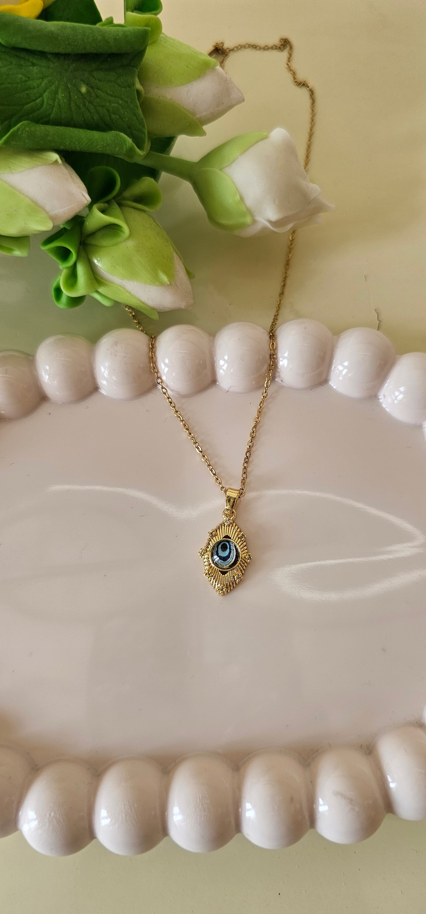 mystic evil eye necklace