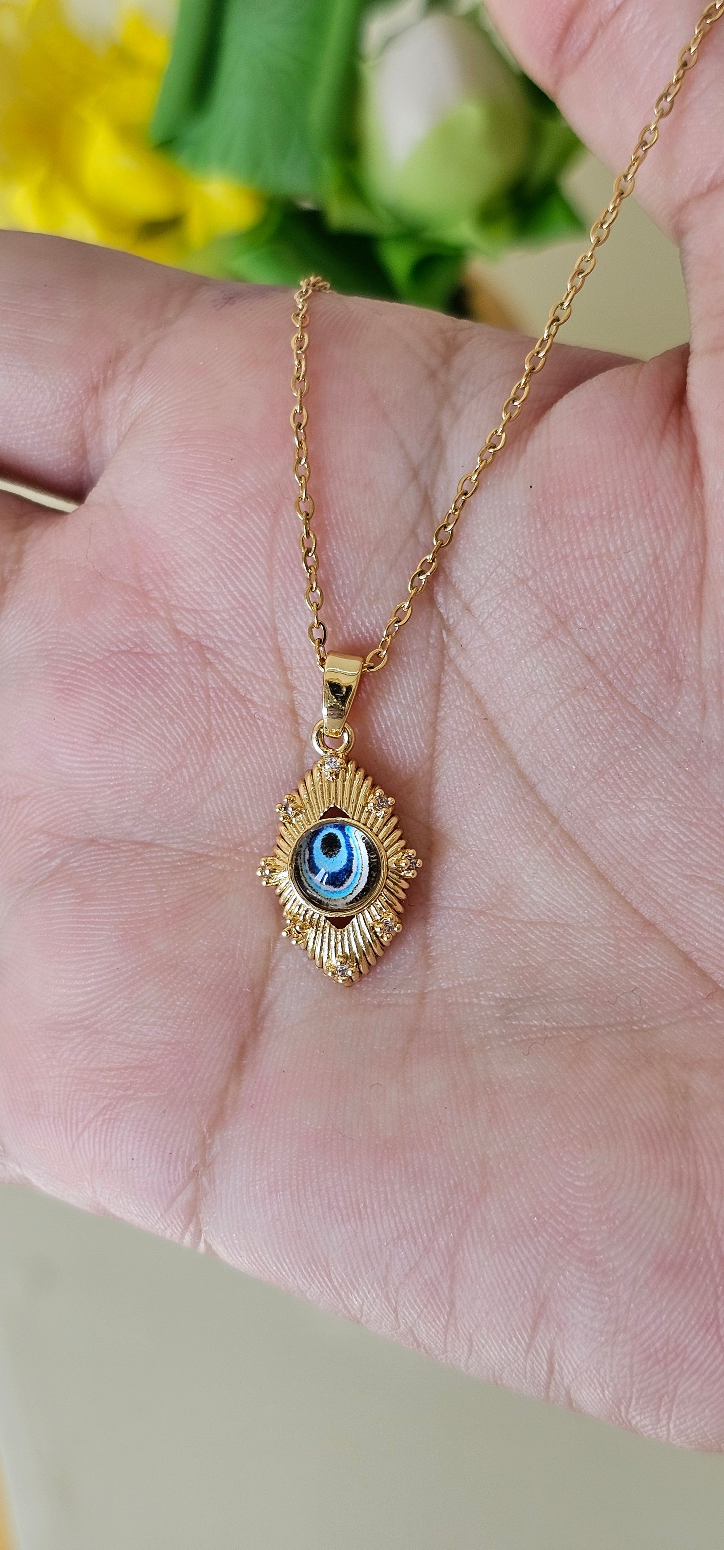 mystic evil eye necklace